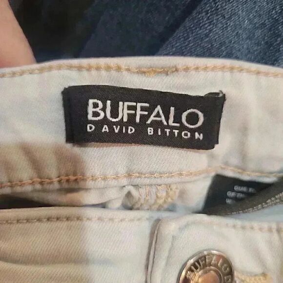 Buffalo David Bitton Women's Light Blue Cotton/Spandex Blend Midrise Super Sof - Picture 4 of 10